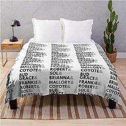 Grace Frankie Throw Blanket