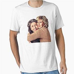 Grace and Frankie Hug White Essential T-Shirt