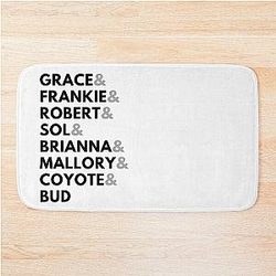 Grace Frankie Name Bath Mat