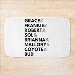 Grace Frankie Name Bath Mat