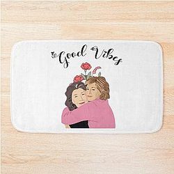 Grace and Frankie Flower Bath Mat