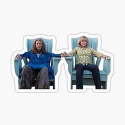 Grace and Frankie Sitting Sticker