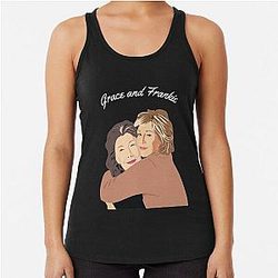 Grace Frankie Hugging Racerback Tank Top