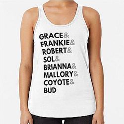 Grace and Frankie Racerback Tank Top