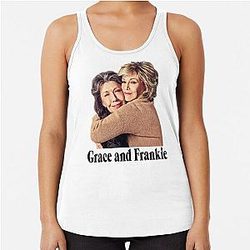 Grace and Frankie Hug Racerback Tank Top