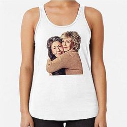 Grace and Frankie Hug Racerback Tank