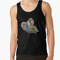 I'm Cooking with Grace and Frankie Vodka Watermelon Chiffon Tank Top