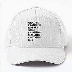 Grace and Frankie Wear a Baseball Cap