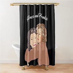 Grace and Frankie shower curtain