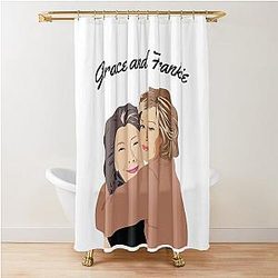 Grace and Frankie Hug Shower Curtain
