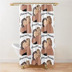 Grace and Frankie Hug Shower Curtain