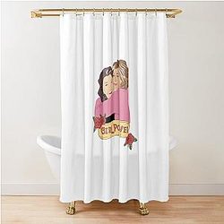 Grace and Frankie Girlpower Shower Curtain