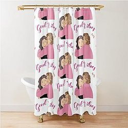 Grace and Frankie Good Vibes Shower Curtain