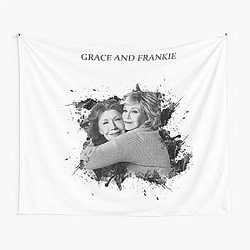 Grace and Frankie Black White Tapestry
