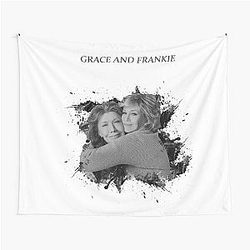 Grace and Frankie Black White Tapestry