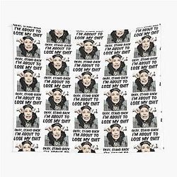 Grace and Frankie Stand Back I'm About To Lose My Shit Frankie Angry Quote Design Tapestry