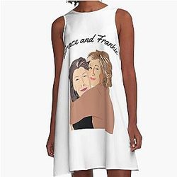 Grace and Frankie Hug A-Line Dress