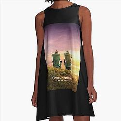 Grace and Frances The Final Episodes A-Line Dress