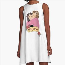Grace Frankie Girl Power A-Line Dress