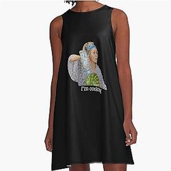 I'm Cooking with Grace and Frankie Vodka A-Line Dress