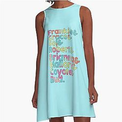 Grace and Frankie Characters A Line Dress