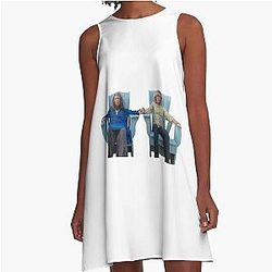Gracie and Frankie Sitting A-Line Dress