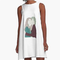 Grace and Frankie Funny A-Line Dress