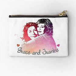 Grace and Frankie Zipper Pouch