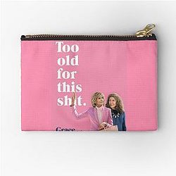 Grace and Frankie Zipper Pouch