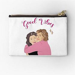 Grace and Frankie Good Vibes Zipper Pouch