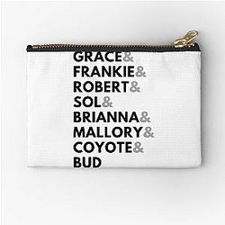 Grace and Frankie Personalized Zipper Pouch