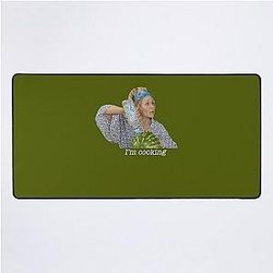 I'm Cooking Grace Frankie Vodka Watermelon Chiffon Desk Mat