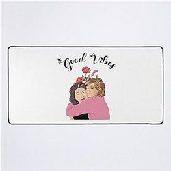 Grace and Frankie Flower Desk Mat