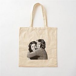 Grace and Frankie Halftone Pattern Cotton Tote Bag