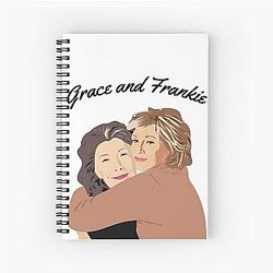 Grace and Frankie Spiral Notebook
