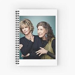 Grace and Frankie Spiral Notebook