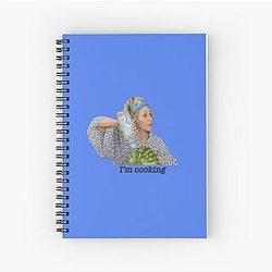 Grace and Frankie Watermelon Spiral Notebook