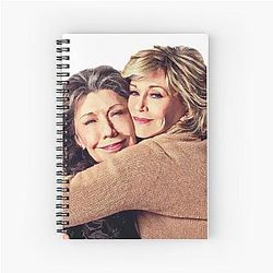 Grace and Frankie Spiral Notebook