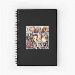 Fan Films of Grace Frankie Collage Art Hollywood Cinema in the United States Spiral Notebook