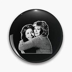 Grace Frankie Hug a Halftone Pattern Style Pin