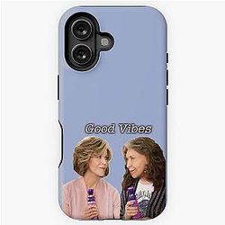 Grace Frankie Good Vibes iPhone Case