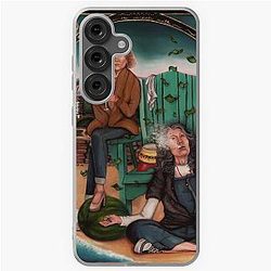 Stuck in the middle with you 
Grace and Jane Fonda Frankie 
painting Galaxy Soft Case