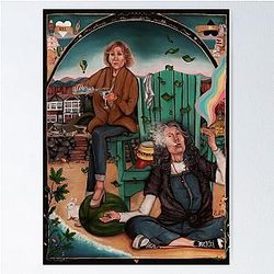 Jane Fonda and Lily Tomlin Painting Poster
