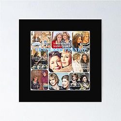 Fan Films of Grace Frankie Collage Art in Hollywood Cinema US Poster