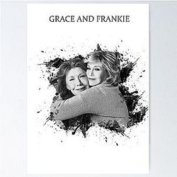 Grace and Frankie Black Poster