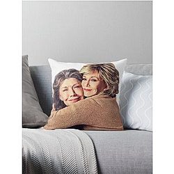 Grace Frankie Hug Throw Pillow