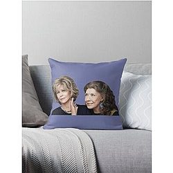 Grace and Frankie Throw Pillow