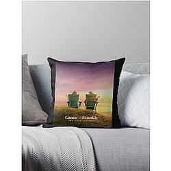 Grace and Frankie: The Final Episodes with Promo Throw Pillow