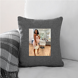 Grace Byers is a prominent television actress Grace Byers Pillows Cover
