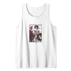 Grateful Dead Tank Tops - Classic Skeleton & Roses 1965